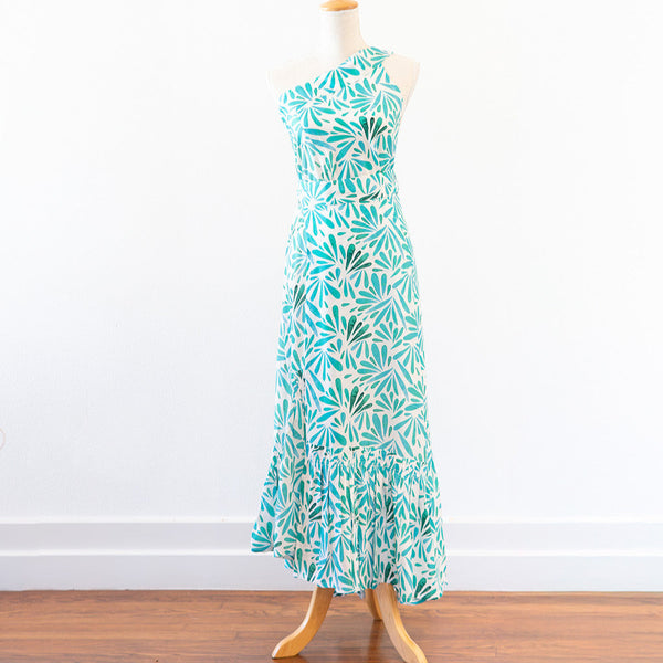 Petals 3-Way Wrap Skirt - Turquoise