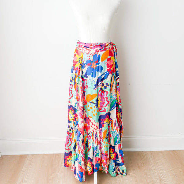 Island Floral 3-Way Wrap Skirt