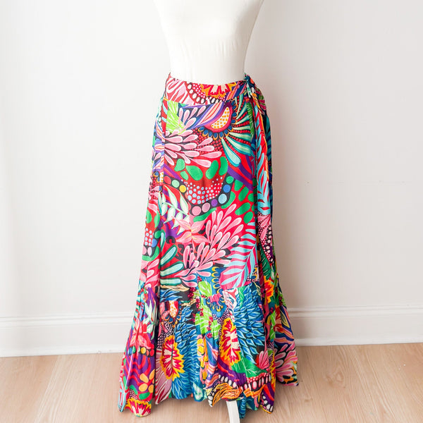 Fiesta Floral 3-Way Wrap Skirt