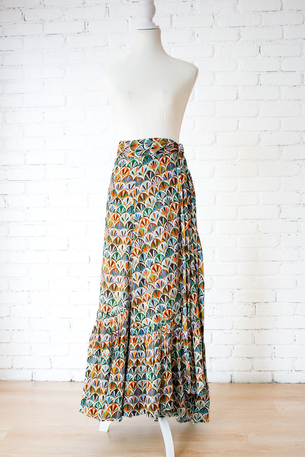 Fresco Fans 3-Way Wrap Skirt