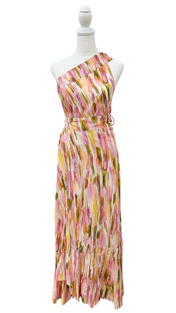 Pastel Brushstrokes 3-Way Wrap Skirt
