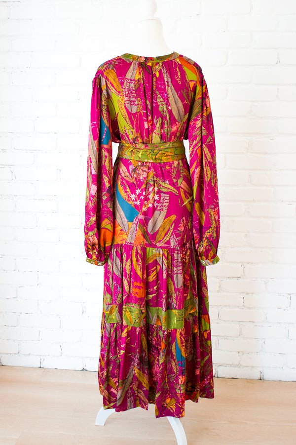 Featherington- Pink Drop Waist Dress