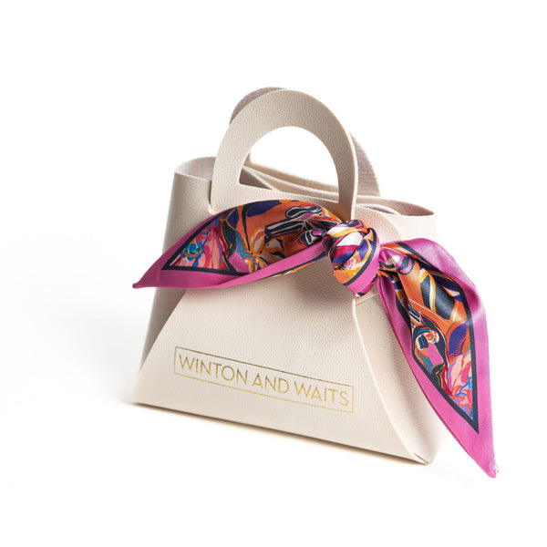 Painted Protea Accessory Scarf - Ochre