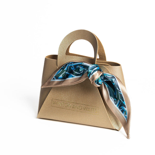 Painted Protea Accessory Scarf - Ocean