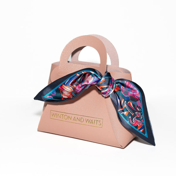 Painted Protea Accessory Scarf - Onyx