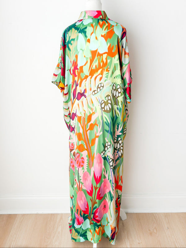 Enchanted Forest Button Down Dress