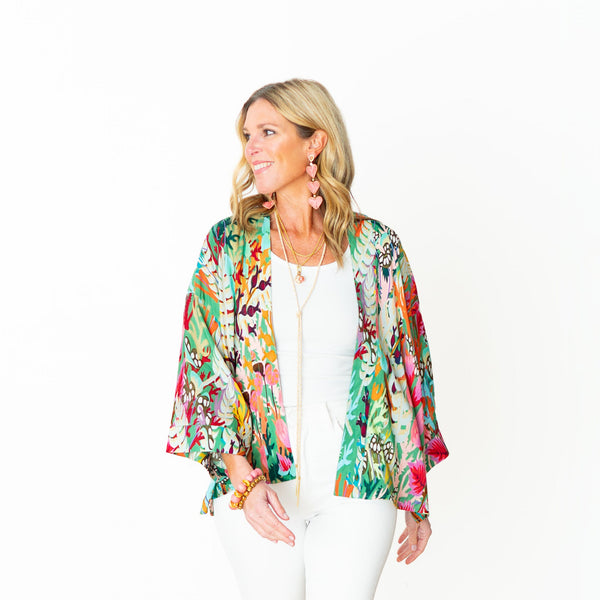 Enchanted Forest Short Kimono