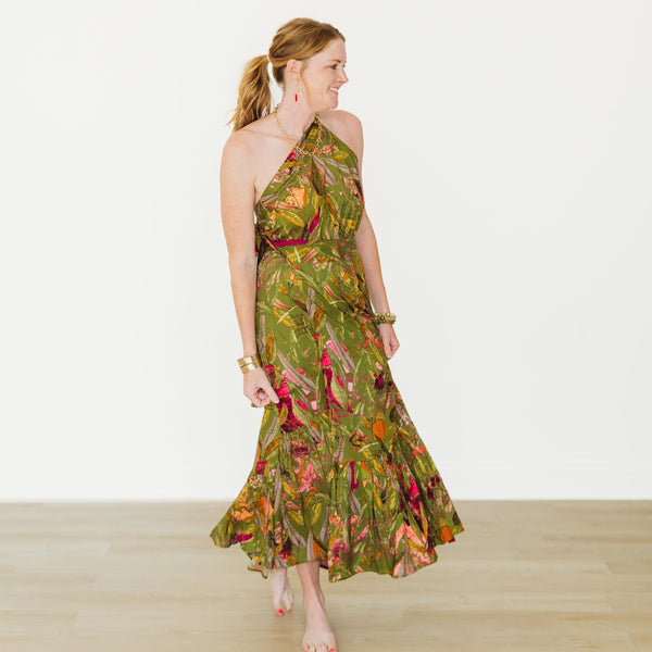 Featherington- Pink 3-Way Wrap Skirt