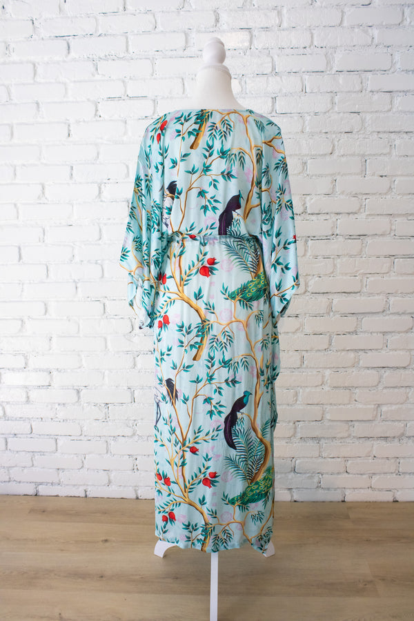 Peacock Paradise Tie Kaftan