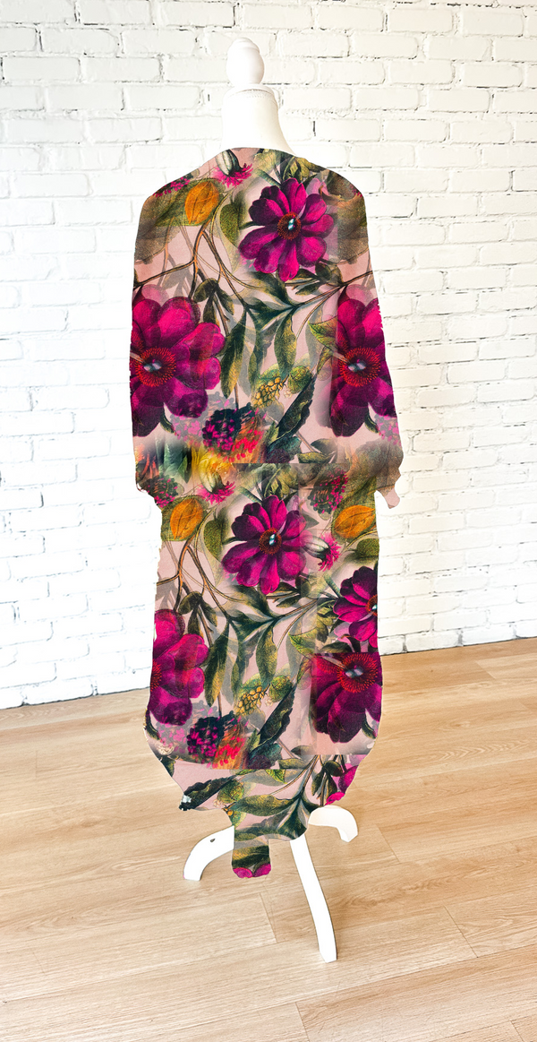 Kensington Floral Long Kimono