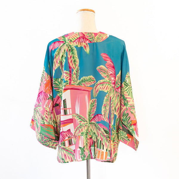 Caribbean Breeze Short Kimono