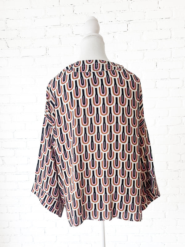 Deco Scallops Short Kimono