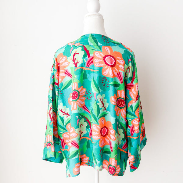Costa Floral Short Kimono