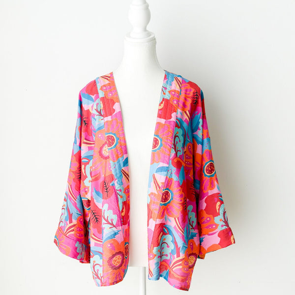 Rica Floral Short Kimono