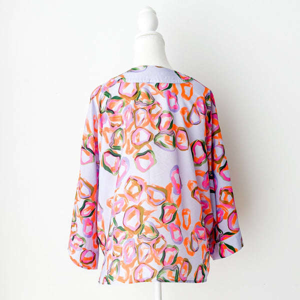 Lavender Fields Short Kimono