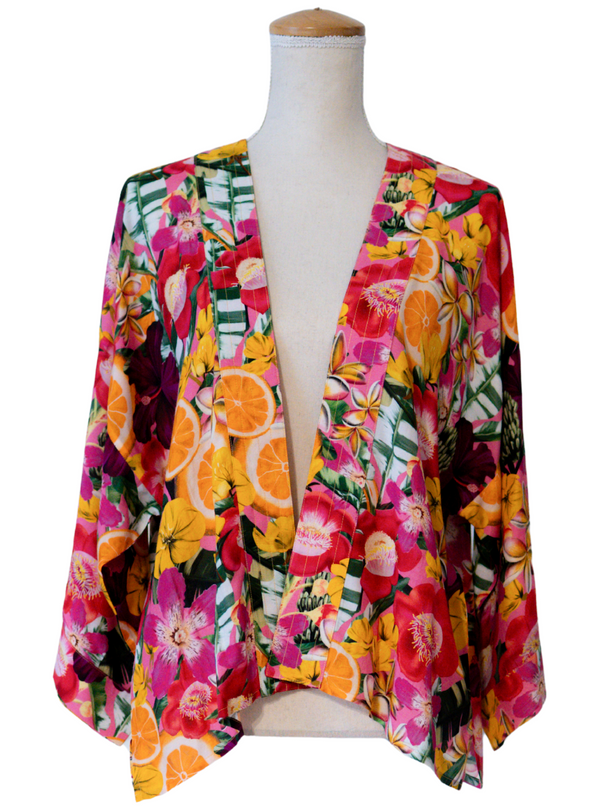 Juicy Fruit Short Kimono