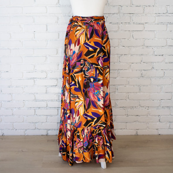 Painted Protea - Ochre 3-Way Wrap Skirt