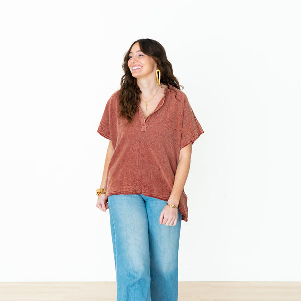 Sienna Stonewashed Tunic