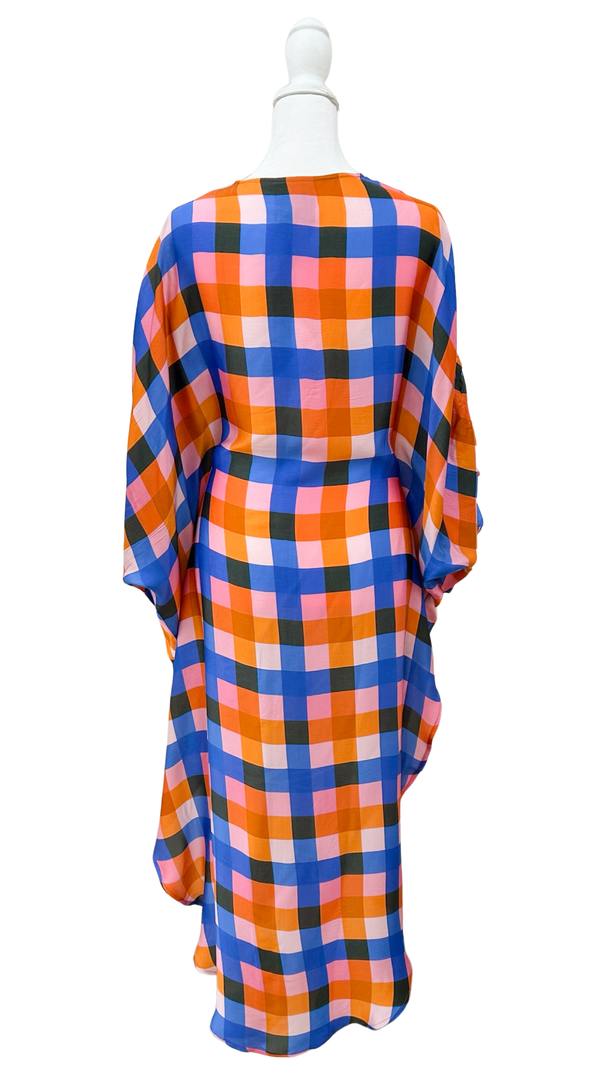 Colonial Madras Long Kimono