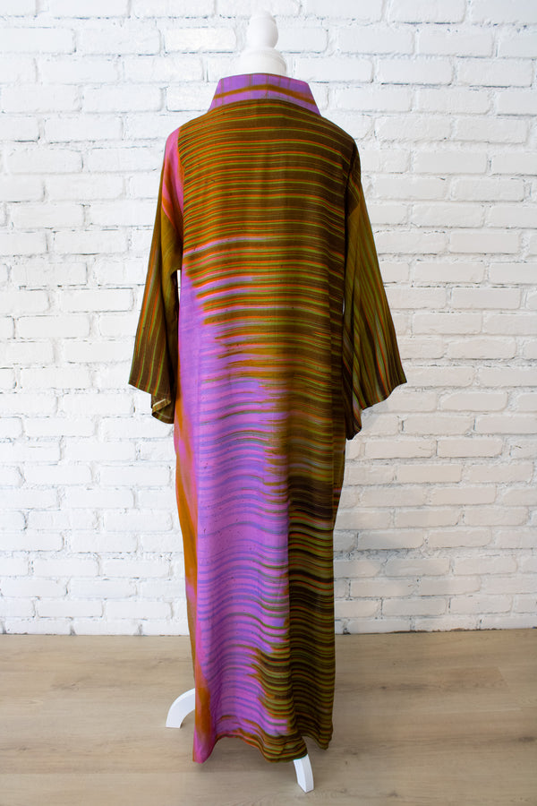 Wild Orchid Bell Sleeve V-Neck Dress