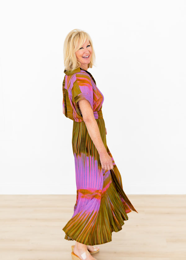 Wild Orchid 3-Way Wrap Skirt