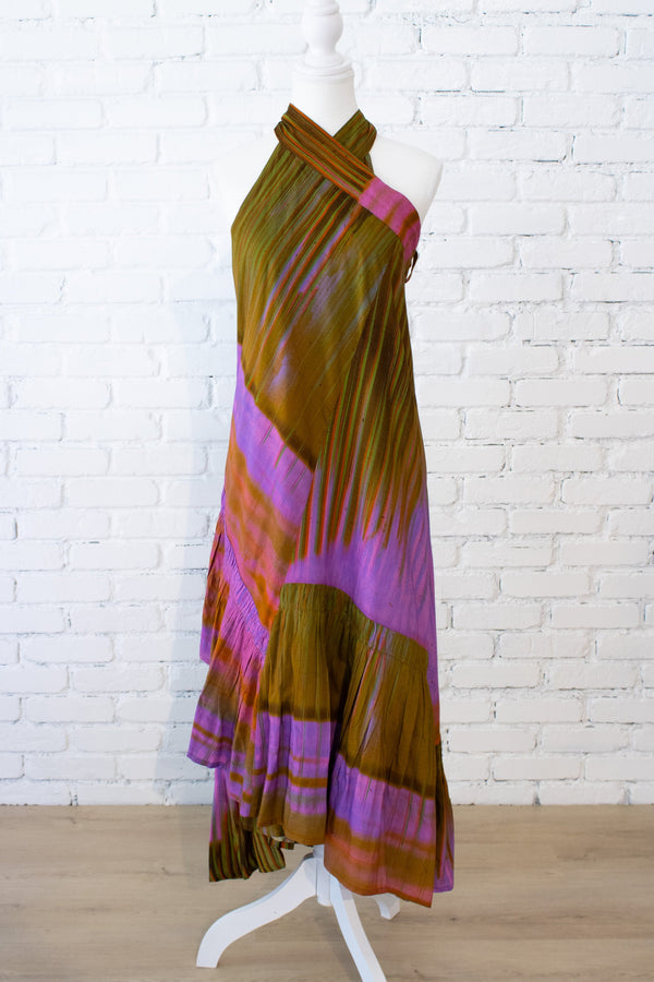 Wild Orchid 3-Way Wrap Skirt
