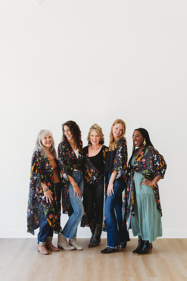 Wild & Free Long Kimono