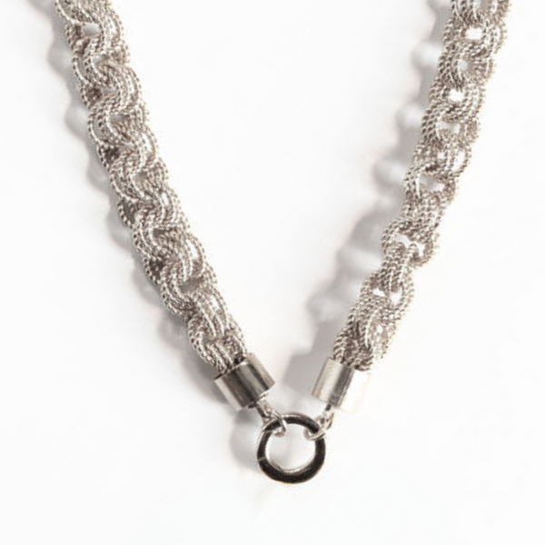 Silver Triple Loop Chain