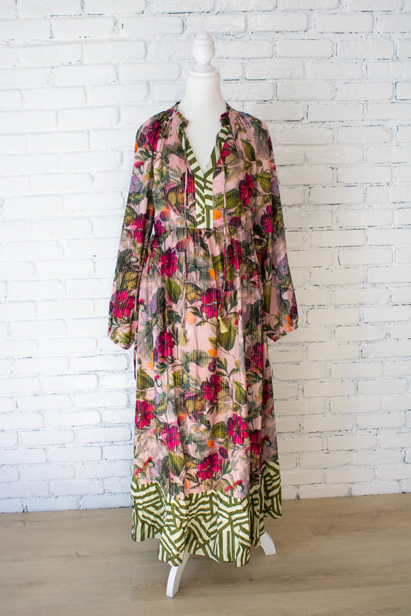 Kensington Side-Tie Ruffle Dress