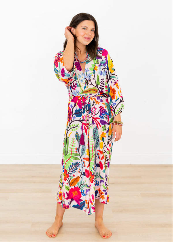 Otomi Wrap-Tie Dress