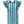 Cabana Stripe Ruffle Sleeve Dress - Aqua