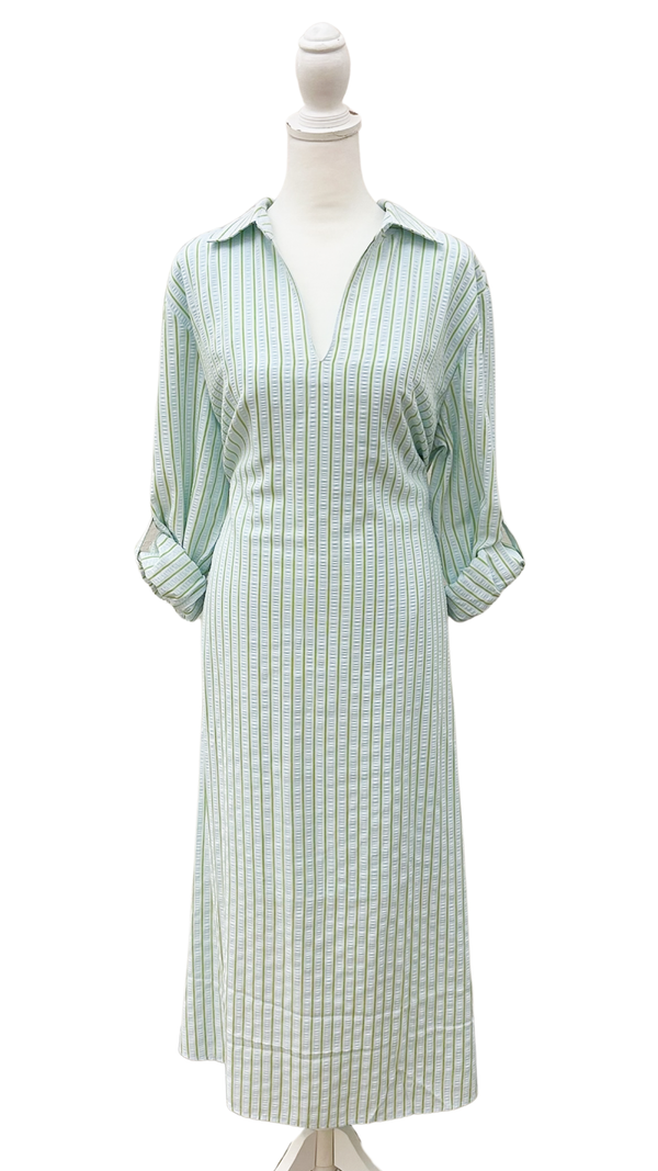 Preppy Kaftan - Aqua