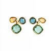 Gemstone Stud Earring- Multi Jewel