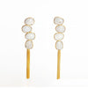 Moonstone Chain Earring