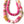 Esprit Mixed Necklace- Hot Pink