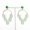 Gem Chandelier Earring- Aquamarine