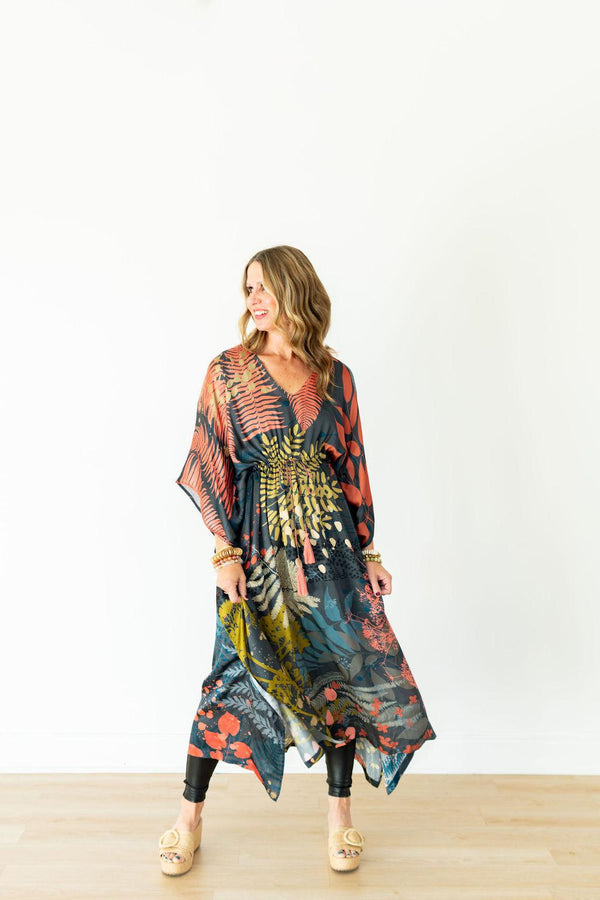 Maidenhair Tie Kaftan