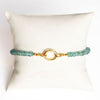 Gemstone Clasp Bracelet- Apatite