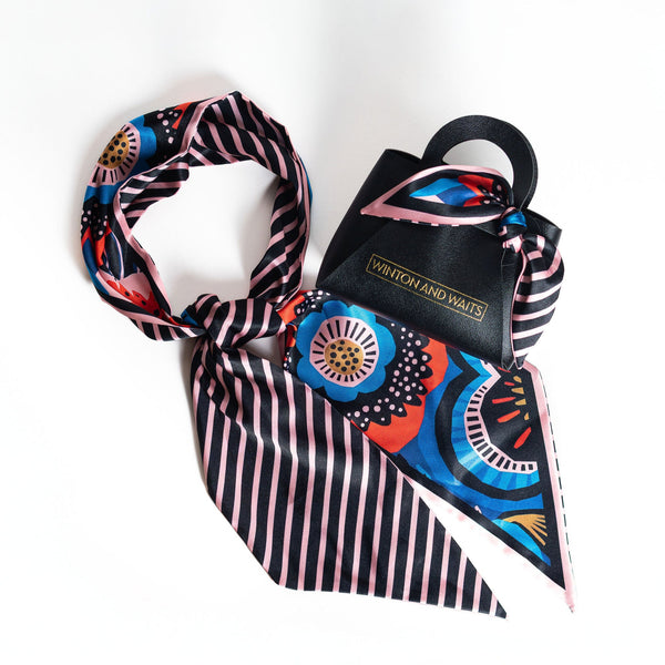 Pop Floral Accessory Scarf