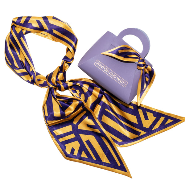 Game Day Accessory Scarf - Purple & Gold