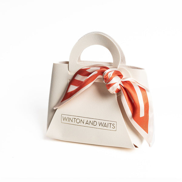 Game Day Accessory Scarf - Burnt Orange & Cream
