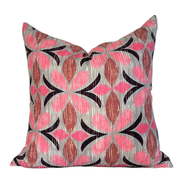 Blossom Ikat Linen Euro Pillow