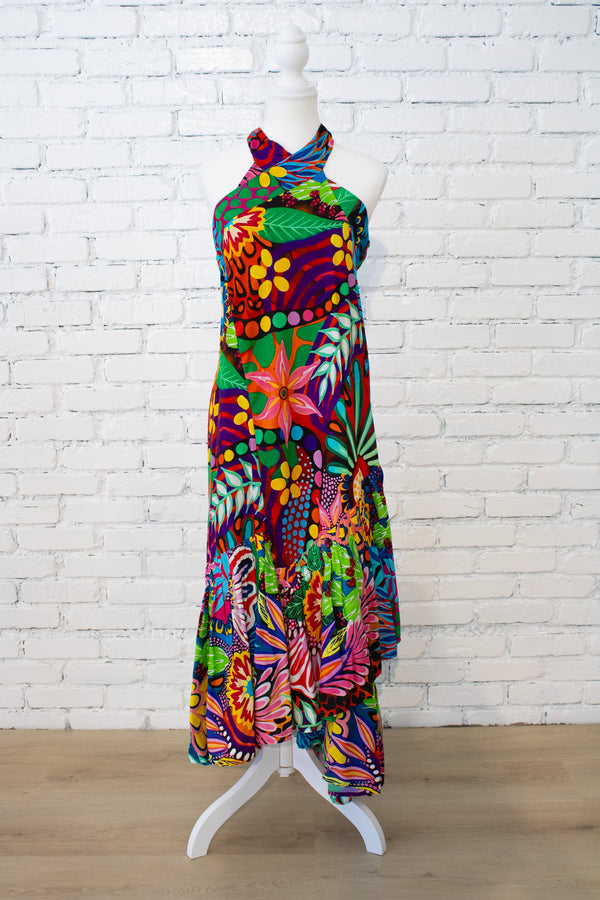 Fiesta Floral 3-Way Wrap Skirt