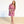Heritage Check Batwing Midi Dress - Magenta