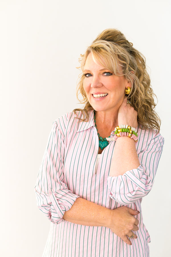 Preppy Kaftan - Pink