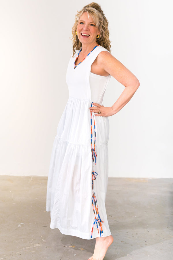Colonial Madras French Terry Dress