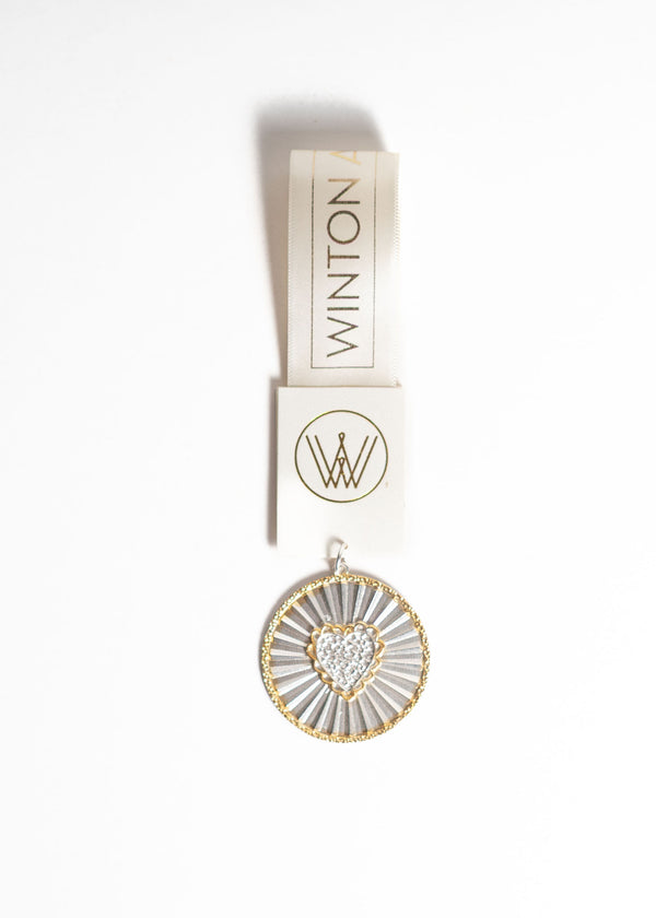 San Miguel Statement Charm - Silver