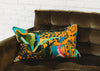 Jungle Party Linen Lumbar Pillow