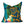 Decorative pillow with a colorful panther design on a white background