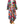 A long open-front kimono-style cover-up with three-quarter sleeves, displayed on a mannequin. The garment features a vibrant, all-over retro concentric circle pattern in multiple bright colors including orange, red, yellow, green, blue, purple, and black on a light base.